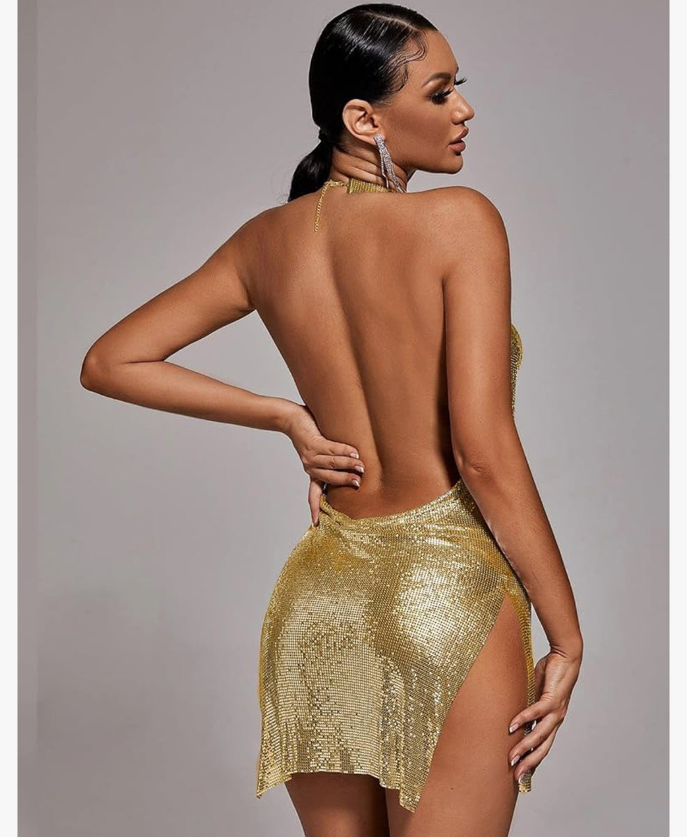 Ibiza Gold Dress – Playa Santa Swimsuits