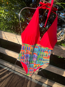 Old San Juan One piece Neon Collection Red  Preorder Arrived Julio 15 julio