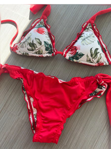 Red love bikini