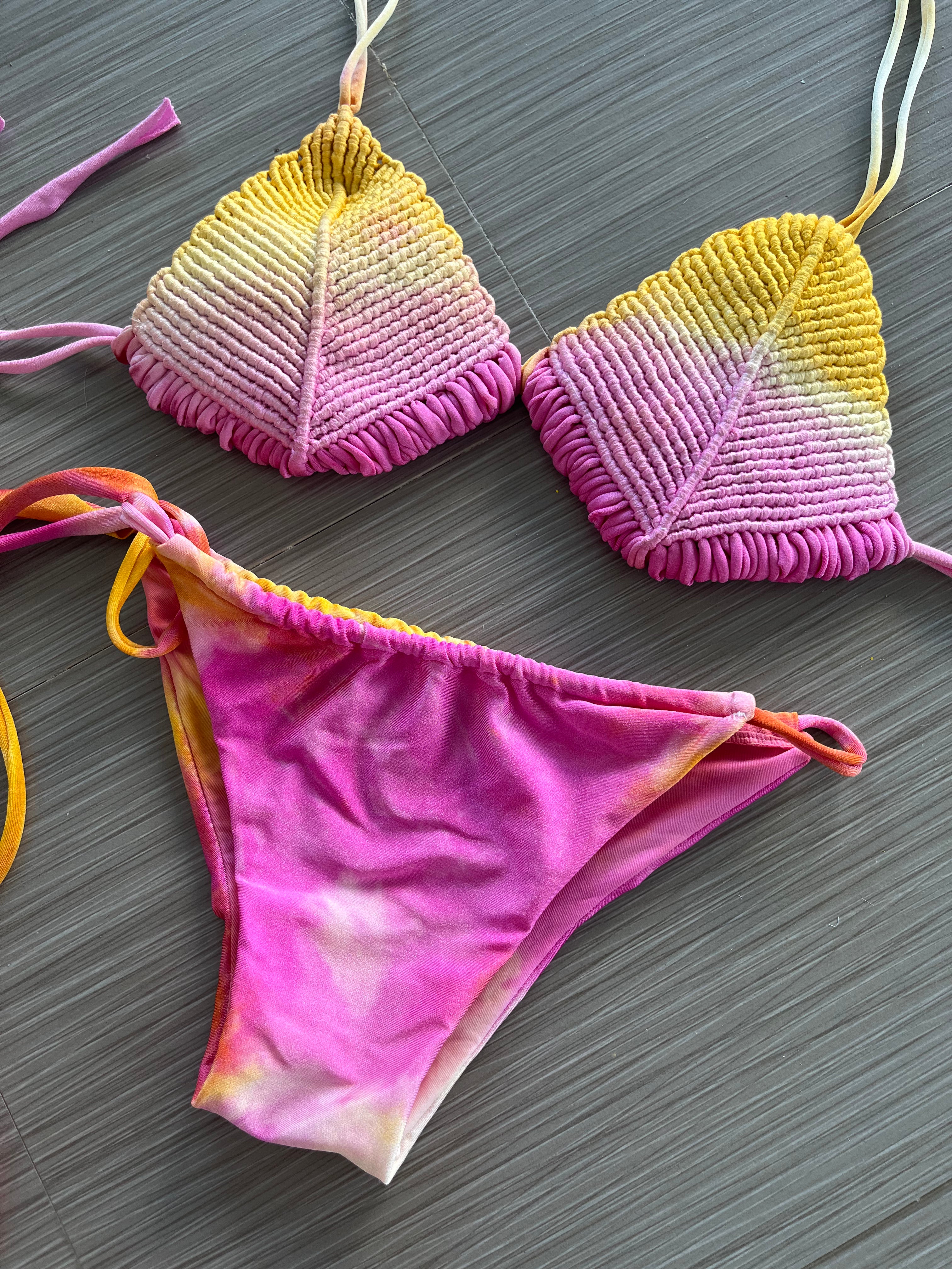Strawberry crochet bikini