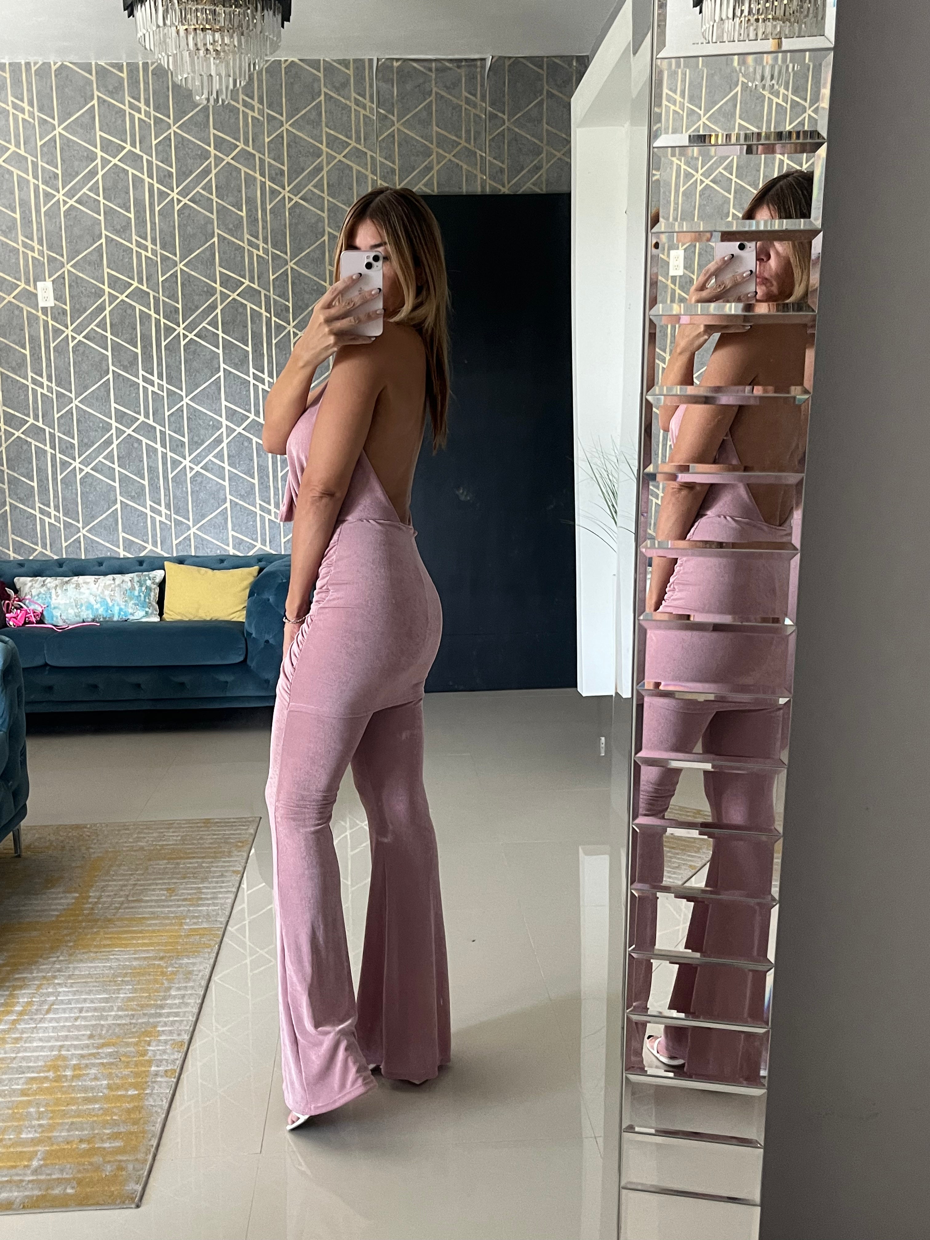 Valentina Jumpsuit baby pink