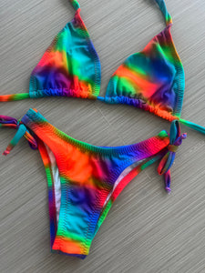 Rainbow love bikini